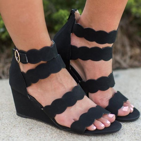 sandals bonjomarisa ins open toe solid wedges for women buckle retro leisure summer cover heel stylish, Black
sandals bonjomarisa ins open toe solid wedges for women buckle retro leisure summer cover heel stylish, Black