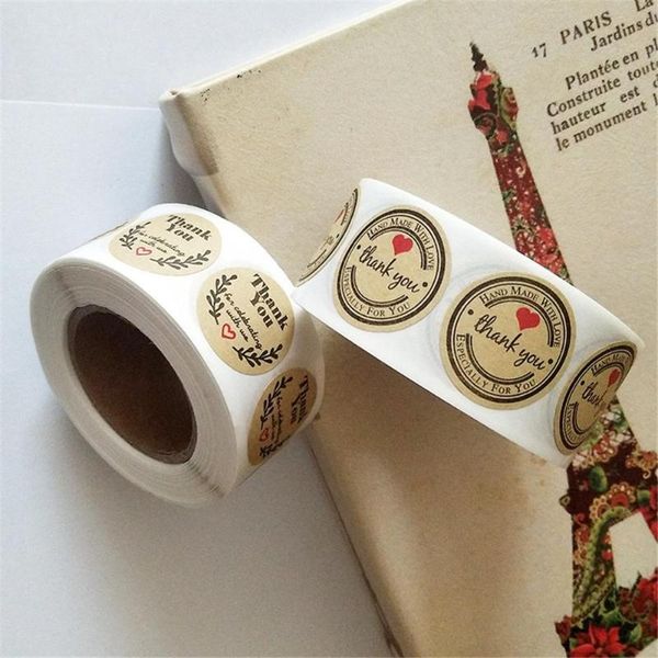 500 pcs / roll non drying cowhide adhesive sticker sealing adhesive round baking decoration love sticker label set
500 pcs / roll non drying cowhide adhesive sticker sealing adhesive round baking decoration love sticker label set