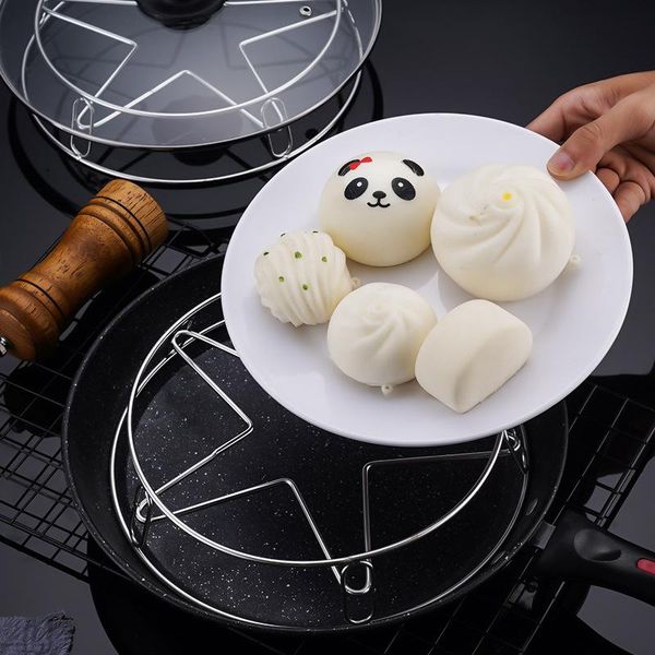 hooks & rails stainless steel steamer rack multi-purpose round cooling for baking canning cooking steaming lifting food in pots
hooks & rails stainless steel steamer rack multi-purpose round cooling for baking canning cooking steaming lifting food in pots