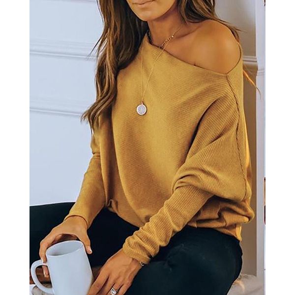 women's t-shirt women clothing skew collar cold shoulder long sleeve solid plus size autumn winter casual tshirt female tees sj7276v, White
women's t-shirt women clothing skew collar cold shoulder long sleeve solid plus size autumn winter casual tshirt female tees sj7276v, White