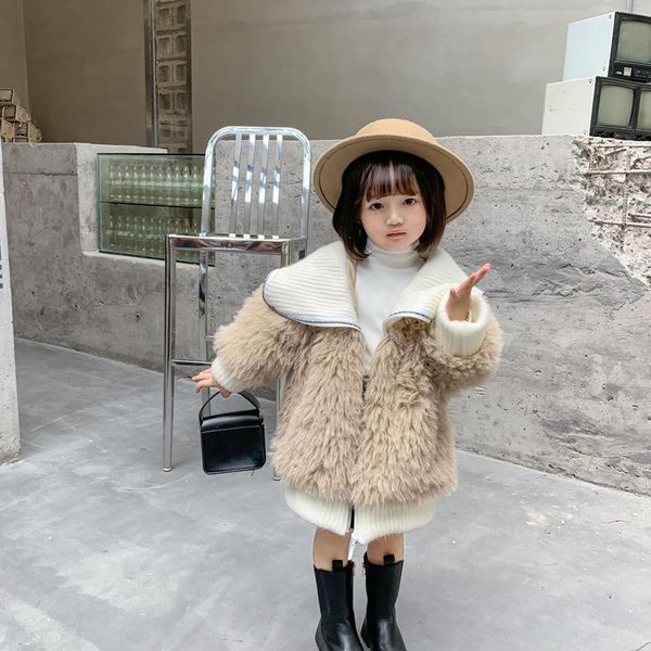 jackets 2021 fashion kids girl fur overcoat autumn winter clothes warm long outerwear coats children clothing baby parkas tz972, Blue;gray
jackets 2021 fashion kids girl fur overcoat autumn winter clothes warm long outerwear coats children clothing baby parkas tz972, Blue;gray