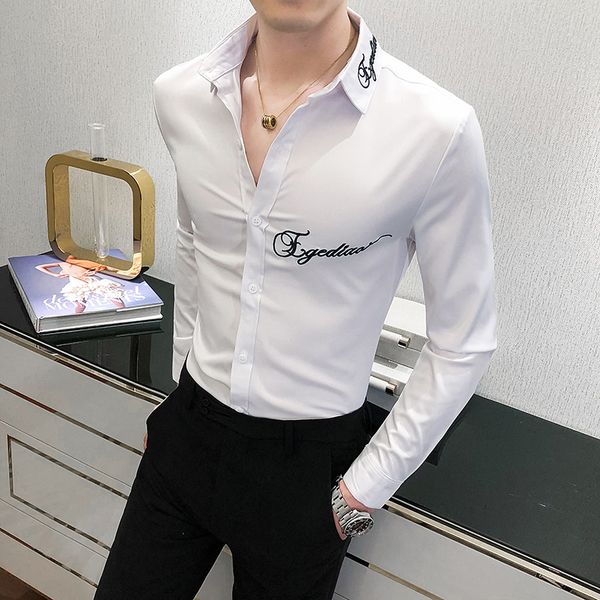 british style autumn winter new long sleeve embroidered men's shirts all the game plus size office work man's 4xl-m shirt r1y4, White;black
british style autumn winter new long sleeve embroidered men's shirts all the game plus size office work man's 4xl-m shirt r1y4, White;black