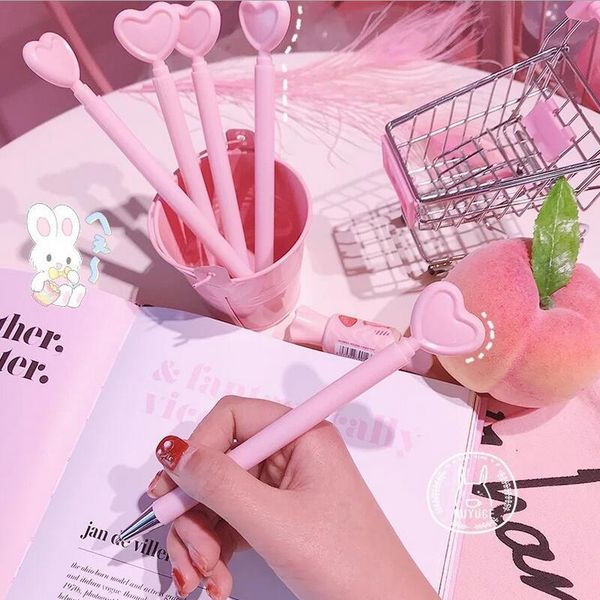 gel pens 0.4mm creative heart-shaped black pen girl pink love office school supplies pencils writing
gel pens 0.4mm creative heart-shaped black pen girl pink love office school supplies pencils writing
