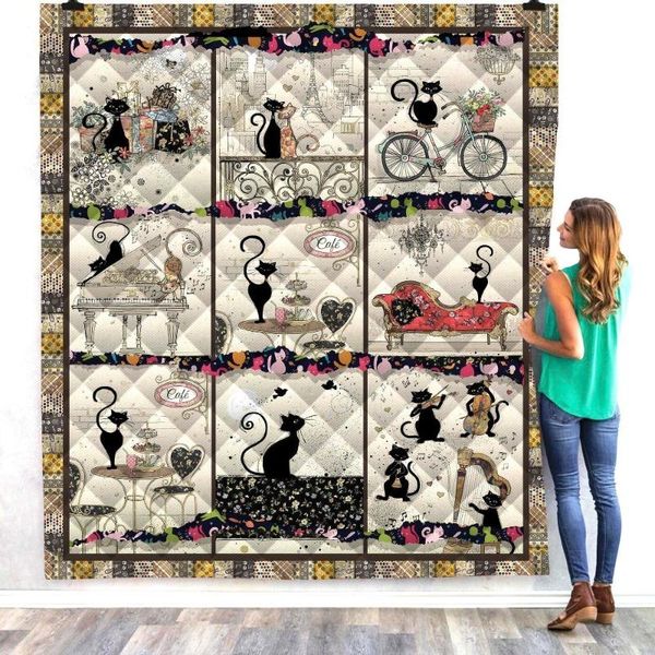 comforters & sets drop cat print quilt for kids school adults bed soft warm thin blanket cotton king size customize
comforters & sets drop cat print quilt for kids school adults bed soft warm thin blanket cotton king size customize