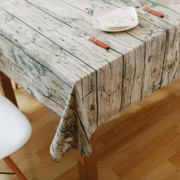 table cloth retro wood grain pattern creative tablecloth cotton linen coffee bar decorative cloths dining covers for kitchen home 
table cloth retro wood grain pattern creative tablecloth cotton linen coffee bar decorative cloths dining covers for kitchen home