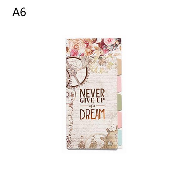 bookmark 1set a5 a6 loose leaf notebook divider 6 hole index separator binder stationery
bookmark 1set a5 a6 loose leaf notebook divider 6 hole index separator binder stationery