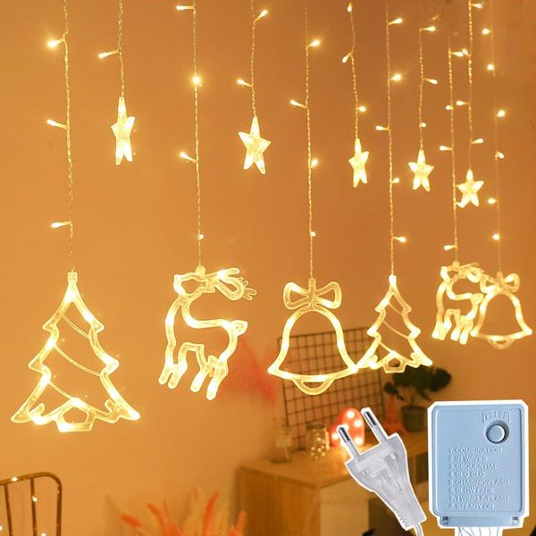 led christmas lights holiday fairy string curtain lights xmas tree deer stars garland lighting window indoor outdoor decor lamp
led christmas lights holiday fairy string curtain lights xmas tree deer stars garland lighting window indoor outdoor decor lamp