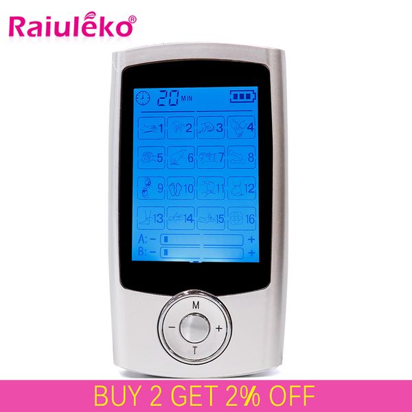16 modes dual output health care body massage electric ems muscle stimulator tens unit electronic pulse physiotherapy massager
16 modes dual output health care body massage electric ems muscle stimulator tens unit electronic pulse physiotherapy massager