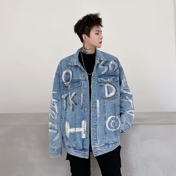 new 2021 high street big english letter full print ripped jeans mens distressed oversize casual denim coat windbreaker loose jacket xxzj, Black;brown
new 2021 high street big english letter full print ripped jeans mens distressed oversize casual denim coat windbreaker loose jacket xxzj, Black;brown