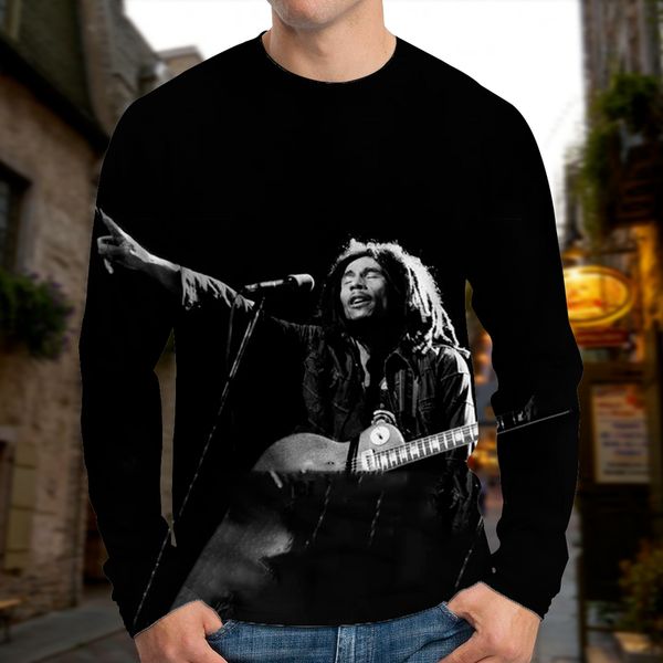 Men's European and Guitar Male Printed 3D T-shirt Tops Street Wear Round Neck High Quality Long Sleeve XL Printed Daily Top, White;black
Men's European and Guitar Male Printed 3D T-shirt Tops Street Wear Round Neck High Quality Long Sleeve XL Printed Daily Top, White;black