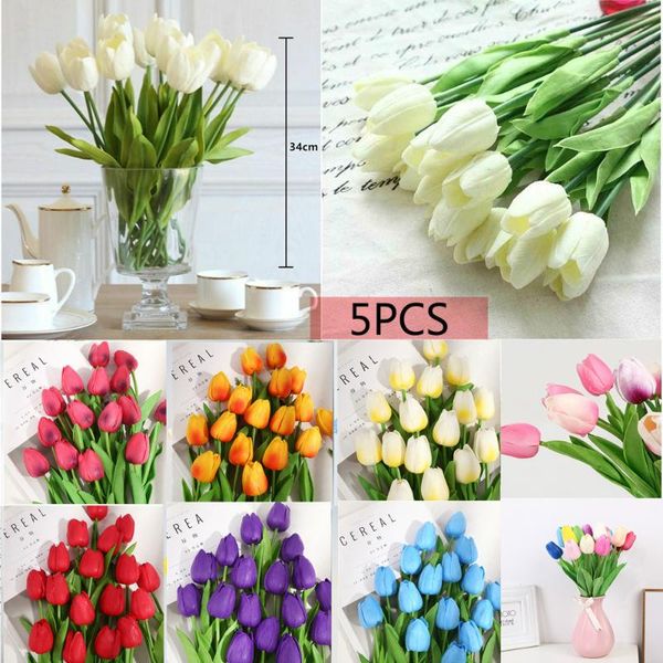 decorative flowers & wreaths 5pcs tulip artificial flower real touch bouquet fake for wedding decoration home garen decor
decorative flowers & wreaths 5pcs tulip artificial flower real touch bouquet fake for wedding decoration home garen decor