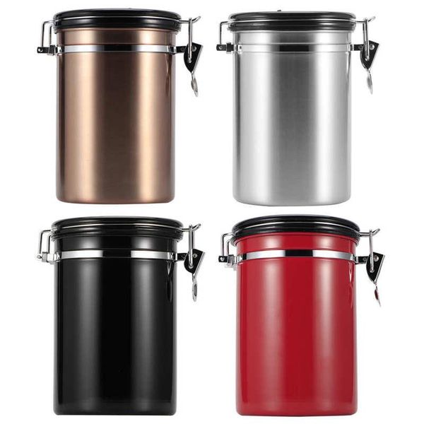 storage bottles & jars l-beans 1.8l stainless steel sealing jar sealed tank moisture-proof coffee bean tea pot with air evacuation valve
storage bottles & jars l-beans 1.8l stainless steel sealing jar sealed tank moisture-proof coffee bean tea pot with air evacuation valve