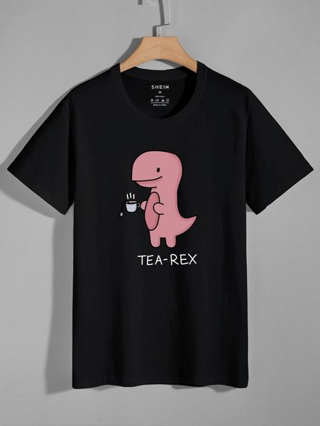 men cartoon & letter graphic tee b75v#, White;black
men cartoon & letter graphic tee b75v#, White;black