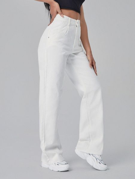 slant pocket light wash jeans o3az#, Blue