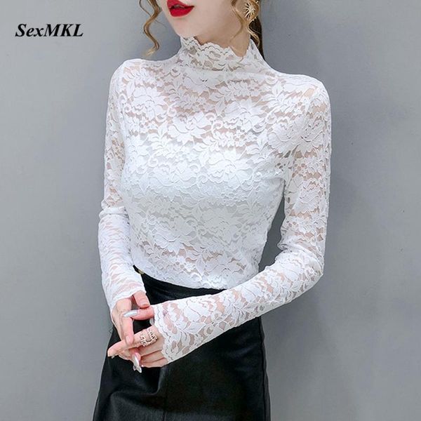 women's blouses & shirts women elegant hollow out lace 2021 fashion long sleeve transparent ladies korean clothes winter casual white
women's blouses & shirts women elegant hollow out lace 2021 fashion long sleeve transparent ladies korean clothes winter casual white