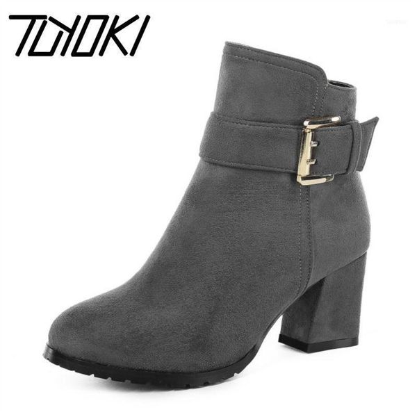 boots tuyoki size 33-43 fashion women high heels buckle winter shoes zipper fur ankle round toe classic footwear11, Black
boots tuyoki size 33-43 fashion women high heels buckle winter shoes zipper fur ankle round toe classic footwear11, Black