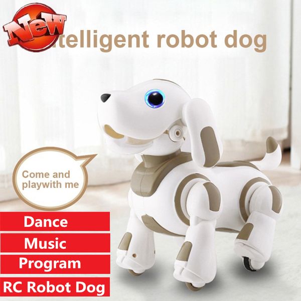 intelligent remote control robot dog multifunction dance singing music programmable rc toy smart robot kid friend parent-kid toy
intelligent remote control robot dog multifunction dance singing music programmable rc toy smart robot kid friend parent-kid toy