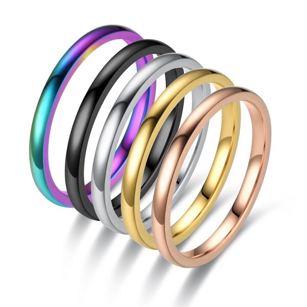 2mm minimal ring titanium steel ring children simple stainless steel jewelry mix 5 to 11 50pcs/lot, Silver
2mm minimal ring titanium steel ring children simple stainless steel jewelry mix 5 to 11 50pcs/lot, Silver
