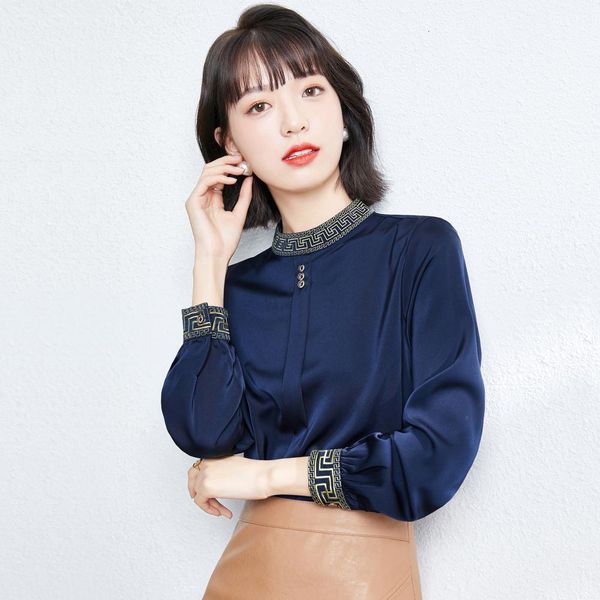 embroidery mode chiffon shirt spring 2021 new female long retro sleeve around the casual upper neck bn9q, Black;gray
embroidery mode chiffon shirt spring 2021 new female long retro sleeve around the casual upper neck bn9q, Black;gray
