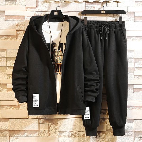 men's tracksuits 2pcs/set tracksuit men autumn sportswear sweatshirt coat pants suit letter patch sweatpant casual male clothing boy ha, Gray
men's tracksuits 2pcs/set tracksuit men autumn sportswear sweatshirt coat pants suit letter patch sweatpant casual male clothing boy ha, Gray