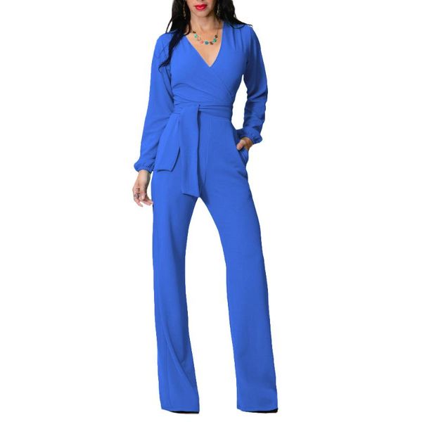 women's jumpsuits & rompers 2021 autumn women long sleeve wide leg jumpsuit deep v neck casual romper sashes elegant overalls female pl, Black;white
women's jumpsuits & rompers 2021 autumn women long sleeve wide leg jumpsuit deep v neck casual romper sashes elegant overalls female pl, Black;white