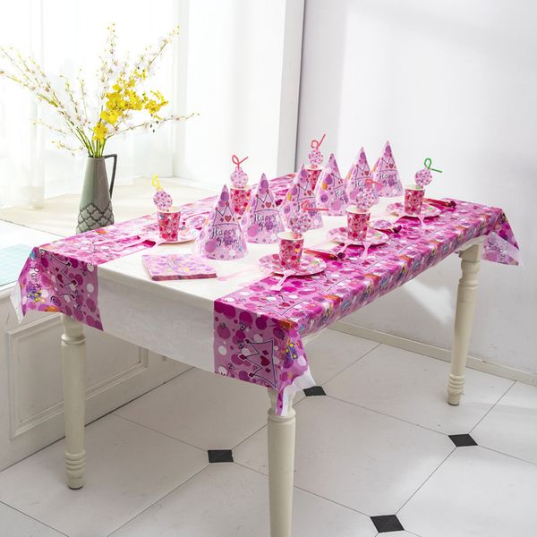 children's party pink crown suit venue layout supplies disposable tableware combination
children's party pink crown suit venue layout supplies disposable tableware combination