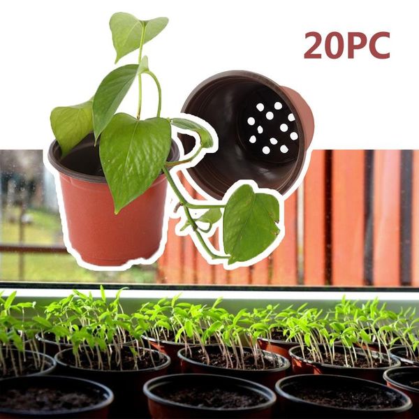 planters & pots 20pc plastic grow box fall resistant tray seed starting pot flower plant container for succulents seedlings
planters & pots 20pc plastic grow box fall resistant tray seed starting pot flower plant container for succulents seedlings