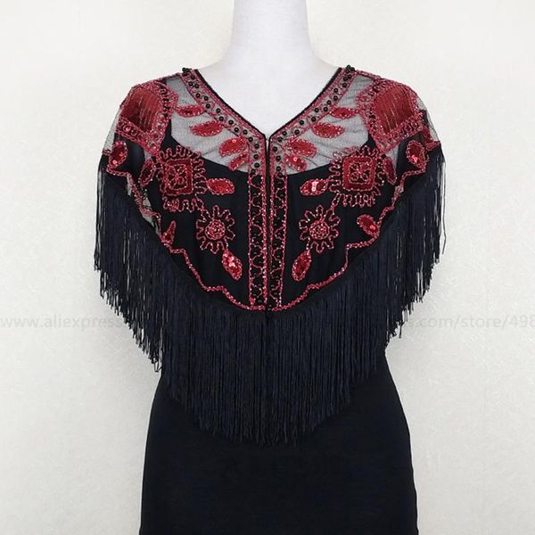 scarves womens gatsby 1920s shawl beaded sequin evening wraps flapper cape bolero, Blue;gray
scarves womens gatsby 1920s shawl beaded sequin evening wraps flapper cape bolero, Blue;gray