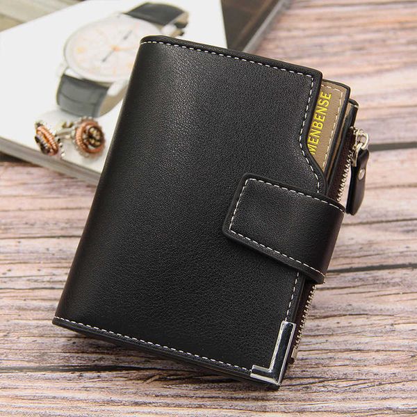 japanese style men's wallet, certificate zipper card bag, multi-function three fold zero wallet, Black
japanese style men's wallet, certificate zipper card bag, multi-function three fold zero wallet, Black
