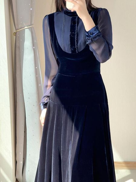 casual dresses silk velvet dress women's long-sleeved gold wood ears large swing a-line skirt 2021 autumn, Black;gray
casual dresses silk velvet dress women's long-sleeved gold wood ears large swing a-line skirt 2021 autumn, Black;gray