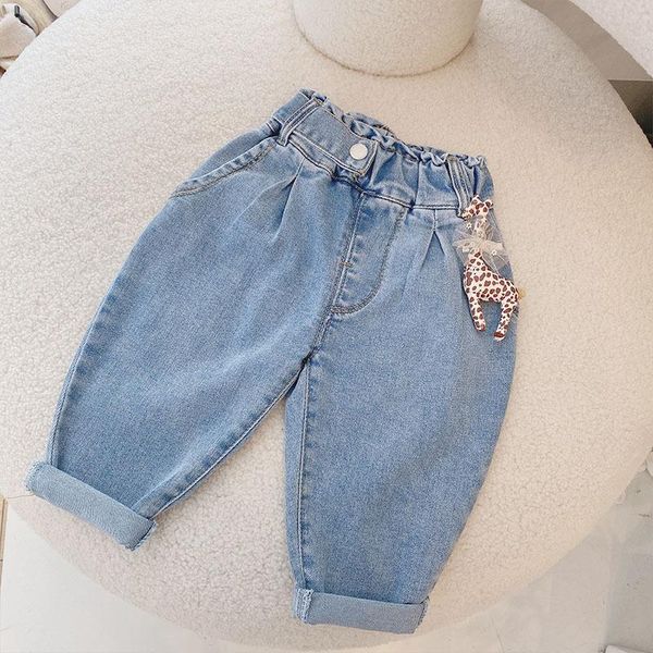 girls jeans with giraffe doll kids denim pants little girl jeans spring toddler girl fall clothes baby pants child long trousers, Blue
girls jeans with giraffe doll kids denim pants little girl jeans spring toddler girl fall clothes baby pants child long trousers, Blue
