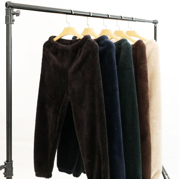 men's sleepwear comfort slacks pijamas couple casual trousers winter flannel mens sleep bottoms thicken warm sweatpants pajamas pants, Black;brown
men's sleepwear comfort slacks pijamas couple casual trousers winter flannel mens sleep bottoms thicken warm sweatpants pajamas pants, Black;brown
