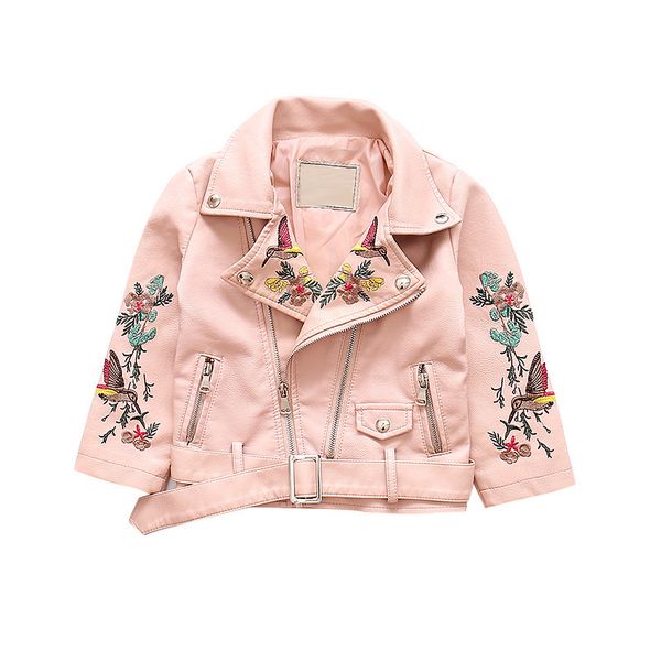s thin children's jacket pu leather coat for turn-down collar kid outerwear embroidery girl clothing, Blue;gray
s thin children's jacket pu leather coat for turn-down collar kid outerwear embroidery girl clothing, Blue;gray