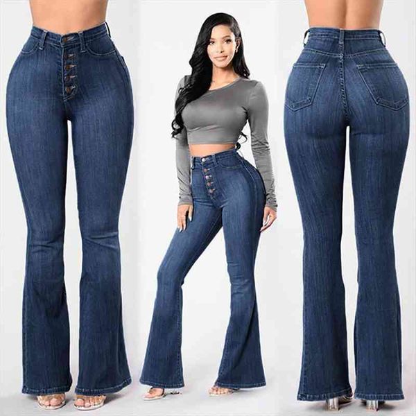 autumn denim pants womens jeans high waist elastic plus loose oversize pocket button boot cut pant flared, Blue
autumn denim pants womens jeans high waist elastic plus loose oversize pocket button boot cut pant flared, Blue