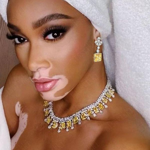 earrings & necklace gorgeous luxury tassel green crystal 2pcs jewelry women wedding naija bridal cubic zirconia dubai dress set, Silver
earrings & necklace gorgeous luxury tassel green crystal 2pcs jewelry women wedding naija bridal cubic zirconia dubai dress set, Silver
