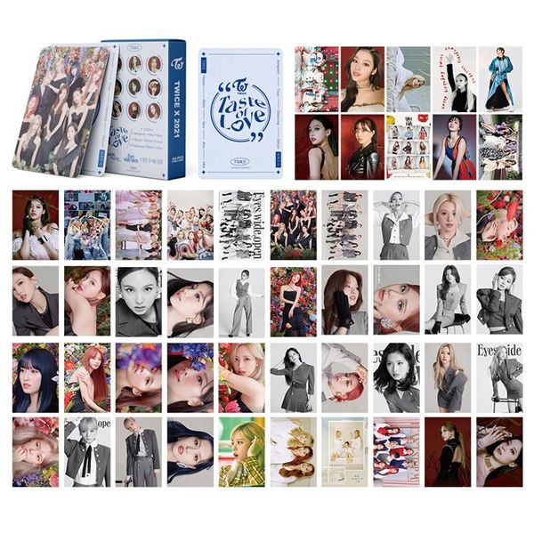 party favor 54pcs/set 2021 twice lomo cards eyes wide open fashion po postcard kawaii fans collection stationery gift
party favor 54pcs/set 2021 twice lomo cards eyes wide open fashion po postcard kawaii fans collection stationery gift