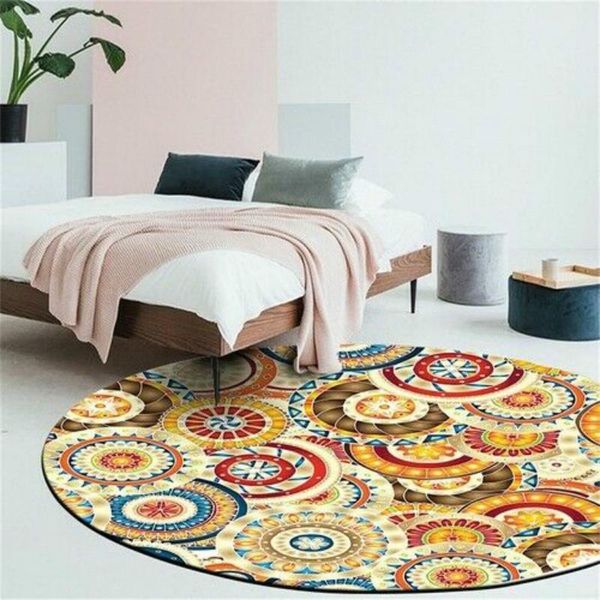 carpets nordic color garland round carpet living room bedroom safety non-slip bedside home decoration products
carpets nordic color garland round carpet living room bedroom safety non-slip bedside home decoration products