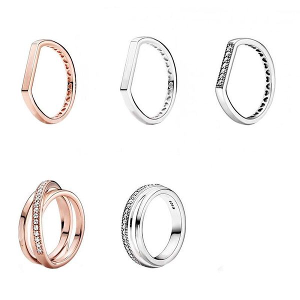 cluster rings 2021 fall s925 signature triple band pave strip stacking rose cross ring for women's fashion anniversary gift, Golden;silver
cluster rings 2021 fall s925 signature triple band pave strip stacking rose cross ring for women's fashion anniversary gift, Golden;silver