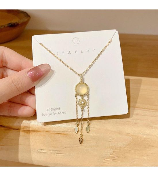 pendant necklaces korean style personality fashion super fairy tassel necklace female sweet design sense clavicle chain ins wind net red, Silver
pendant necklaces korean style personality fashion super fairy tassel necklace female sweet design sense clavicle chain ins wind net red, Silver