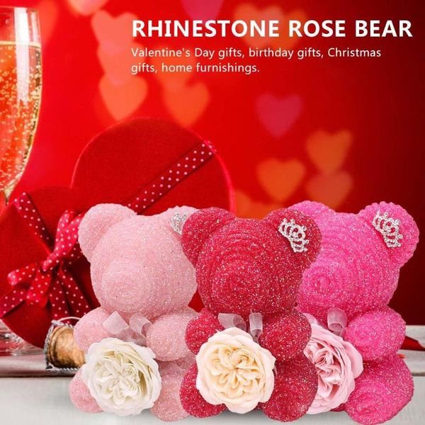 decorative flowers & wreaths rhinestone foam bear with austin rose soap flower for valentine gift box birthday surprise
decorative flowers & wreaths rhinestone foam bear with austin rose soap flower for valentine gift box birthday surprise