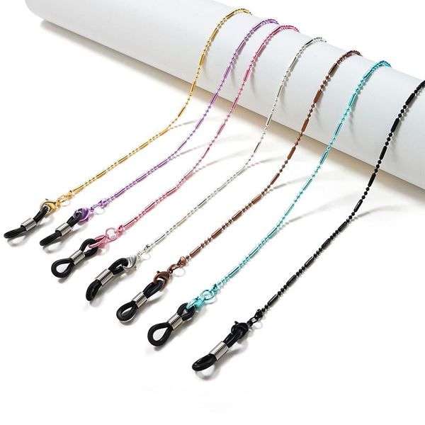 sunglasses frames metal glasses rope comfortable beautiful eyeglasses cord anti-slip anti-lost mask chain simple thin solid color, Silver
sunglasses frames metal glasses rope comfortable beautiful eyeglasses cord anti-slip anti-lost mask chain simple thin solid color, Silver