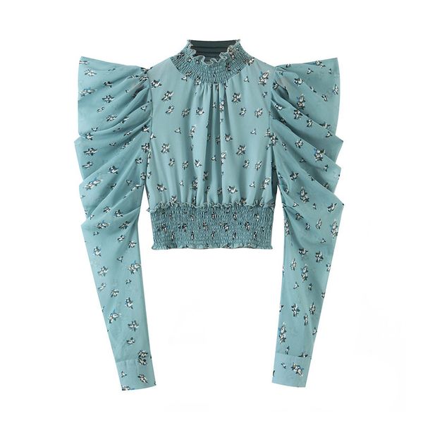 2021 new stylish chiffon flower print women blouse fashion fold collar sleeve shirts female see through blusas fzsw, Black
2021 new stylish chiffon flower print women blouse fashion fold collar sleeve shirts female see through blusas fzsw, Black