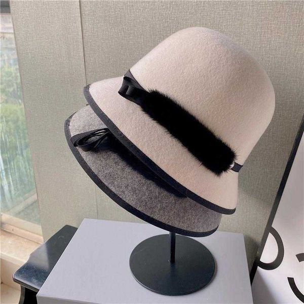 luxury stingy brim hats mink wool decorative wool fisherman female bound basin hat french elegant retro bucket hat, Blue;gray
luxury stingy brim hats mink wool decorative wool fisherman female bound basin hat french elegant retro bucket hat, Blue;gray
