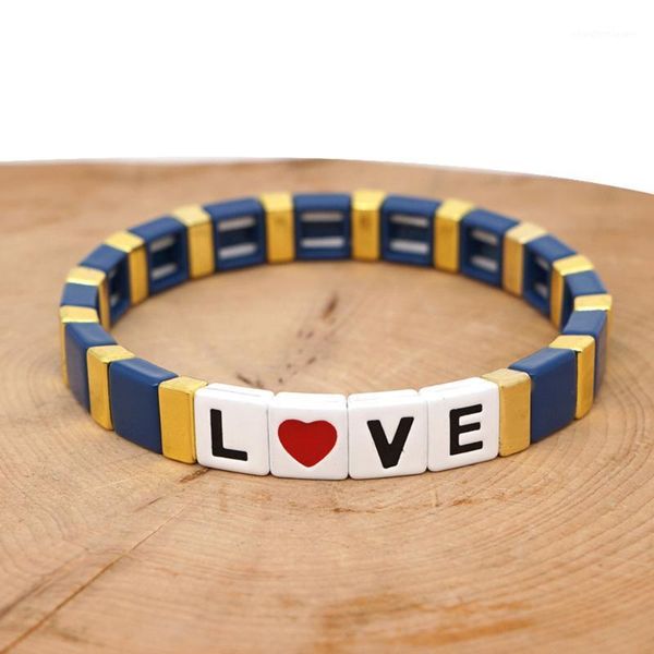 shinus 2020 enamel tile bracelet men love letter gift bracelets women femme couple pulseras mujer 2020 jewelry accesorios1, Red;blue
shinus 2020 enamel tile bracelet men love letter gift bracelets women femme couple pulseras mujer 2020 jewelry accesorios1, Red;blue