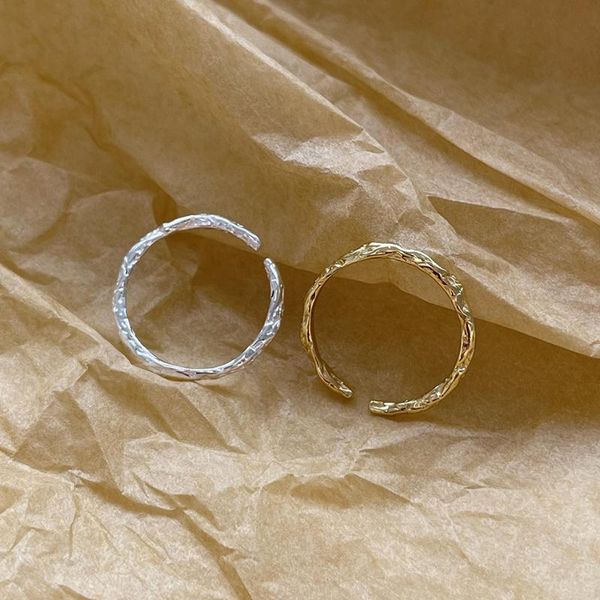 cluster rings shanice s925 sterling silver open ring ins minimalist irregular wave pattern birthday jewelry bijoux women gift, Golden;silver
cluster rings shanice s925 sterling silver open ring ins minimalist irregular wave pattern birthday jewelry bijoux women gift, Golden;silver