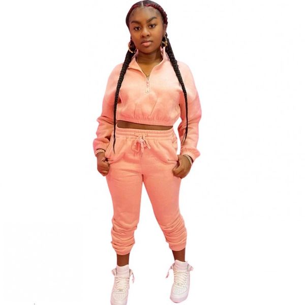 wholesale winter sweatshirt 2 feminine ensemble zipper pulley crop and cordon pants suit fashion solid leisure outfit evvf, Gray
wholesale winter sweatshirt 2 feminine ensemble zipper pulley crop and cordon pants suit fashion solid leisure outfit evvf, Gray