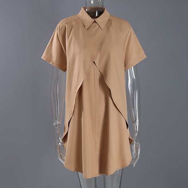 new japan style blouse spring korean fashion temperament casual simple cross lapel solid color summer 2021 eaff, White
new japan style blouse spring korean fashion temperament casual simple cross lapel solid color summer 2021 eaff, White