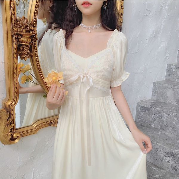 2021 new summer fairy elegant french lace chiffon casual korean style sleeve vintage retro women cy10, Black;gray
2021 new summer fairy elegant french lace chiffon casual korean style sleeve vintage retro women cy10, Black;gray