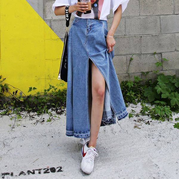 spilt long 2021 womens denim ladies plus size skirt high waist retro vintage maxi jeans skirts 8anr, Black
spilt long 2021 womens denim ladies plus size skirt high waist retro vintage maxi jeans skirts 8anr, Black