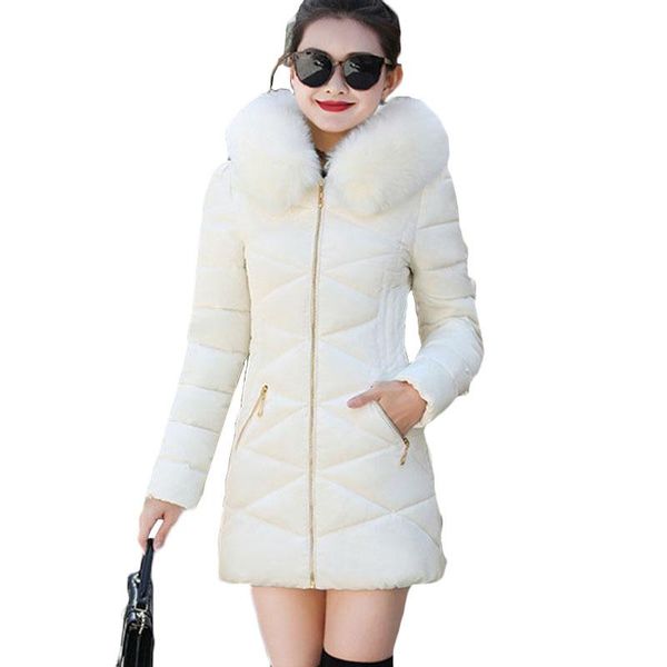 women's down & parkas 2021 winter cotton women korean plus size long clothes fur collar hooded warm casual e075, Black
women's down & parkas 2021 winter cotton women korean plus size long clothes fur collar hooded warm casual e075, Black